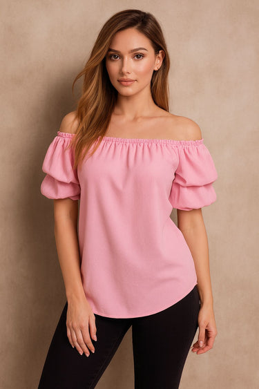 Blūze,kuru ir iespējams izvēlēties ar atkailinātiem vai neatkailinātiem pleciem